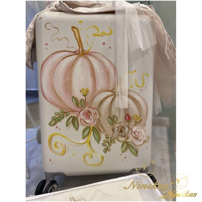 Pumpkin  Baptism Set Σετ Βάπτισης Κορίτσι