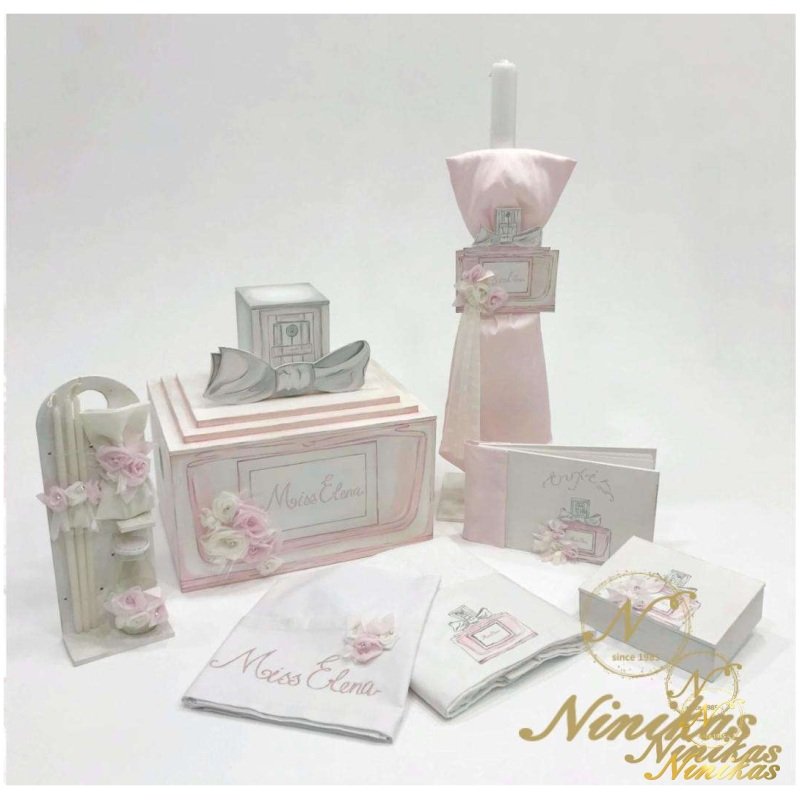 Miss Dior Baptism Set Σετ Βάπτισης Κορίτσι