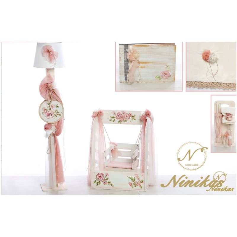Swing Flower Σετ Βάπτισης Κορίτσι