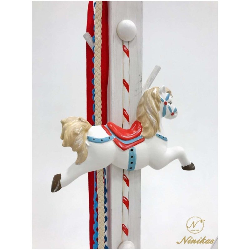Round Circus Carousel Σετ Βάπτισης Αγόρι