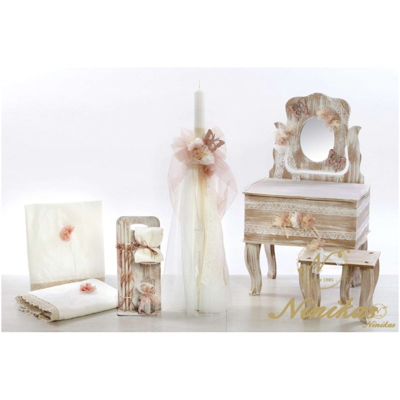 Butterfly Boudoir Σετ Βάπτισης Κορίτσι