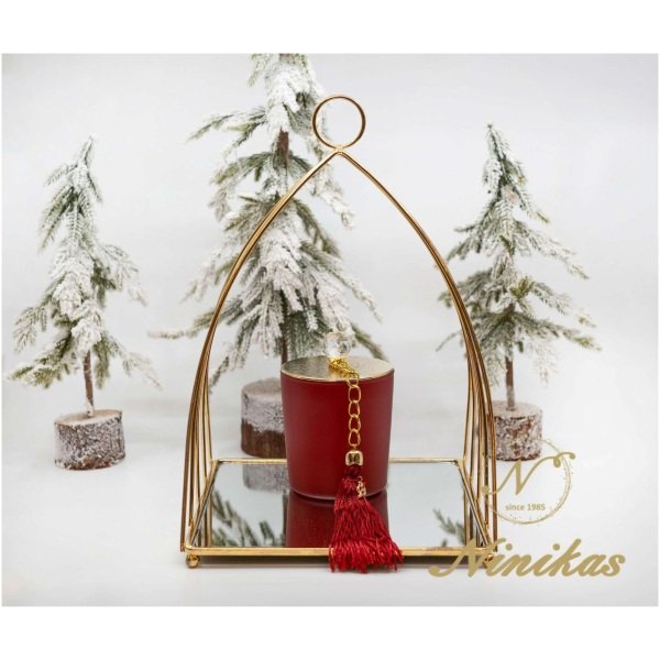 Bordeaux Diamond Candle Χριστουγεννιάτικα Bordeaux Diamond Candle Χριστουγεννιάτικα