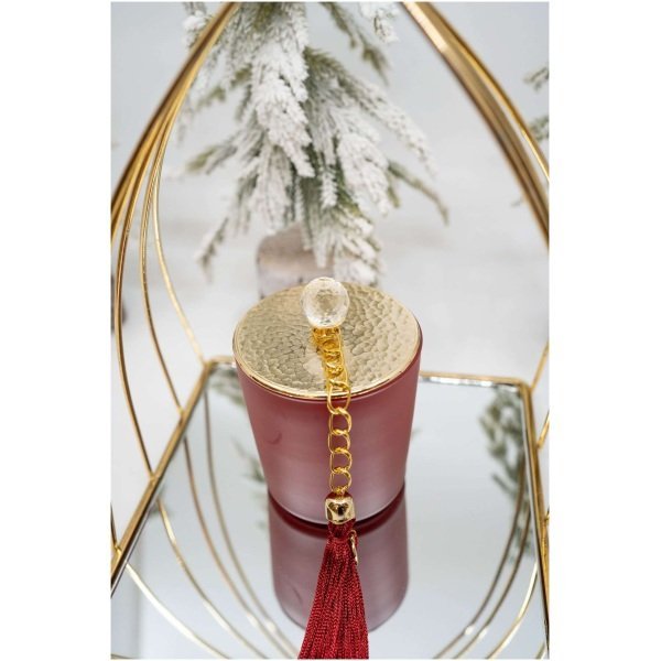 Bordeaux Diamond Candle Χριστουγεννιάτικα
