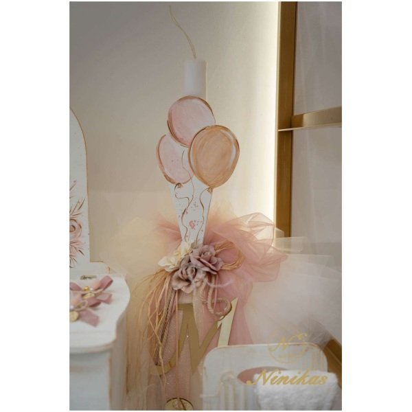 Romantic Balloon Flowers Βάπτιση