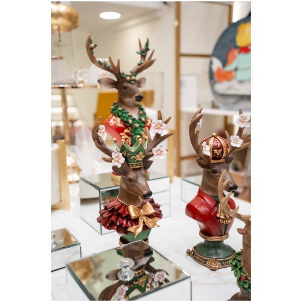 Christmas Flower Deer Χριστουγεννιάτικα