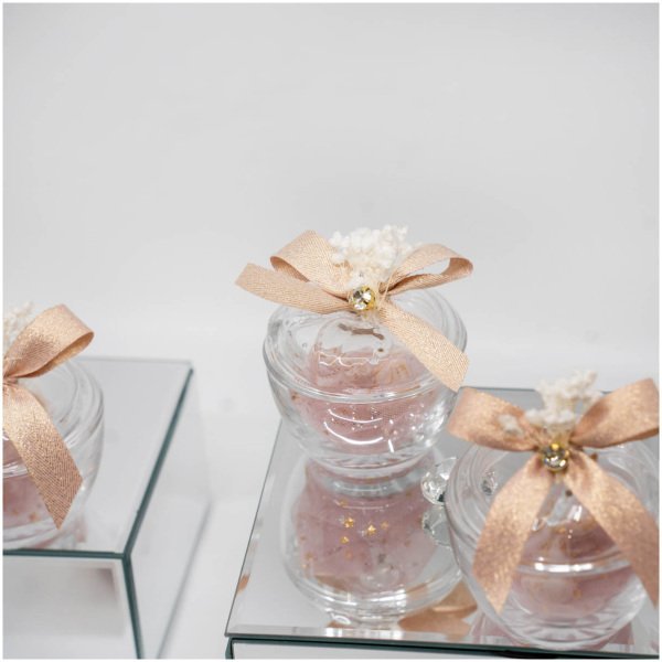 Chic Romantic Glass Coupe Βάπτιση