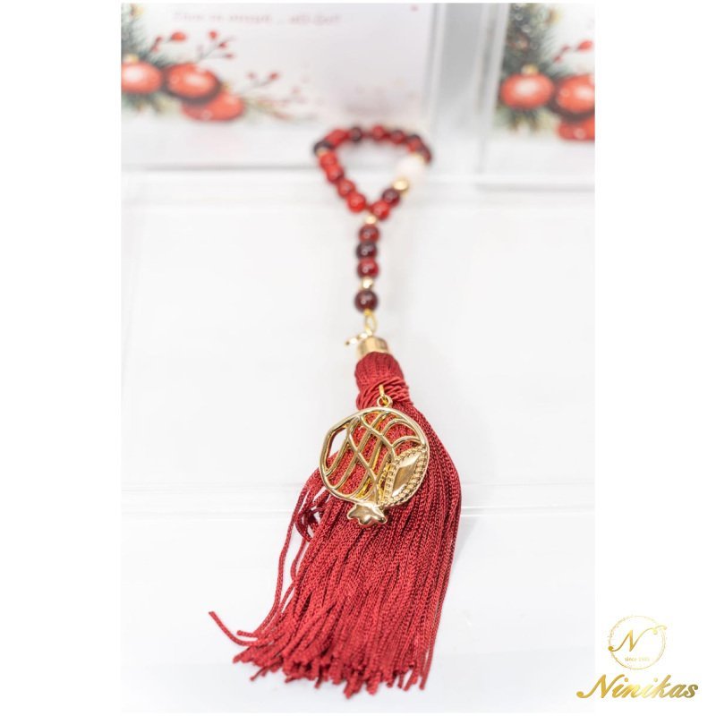 Bordeaux Beads Pomegranate Χριστουγεννιάτικα