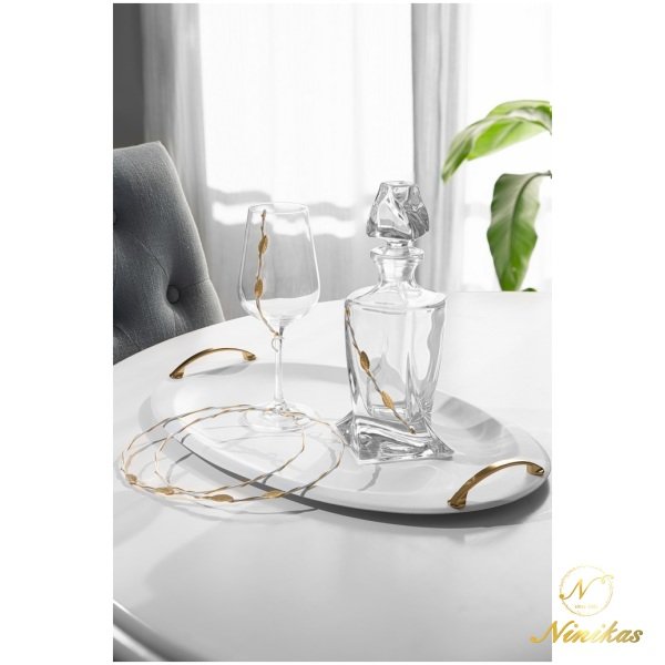 Olive Gold & White Set & Crowns Γάμος Olive Gold & White Set & Crowns Γάμος