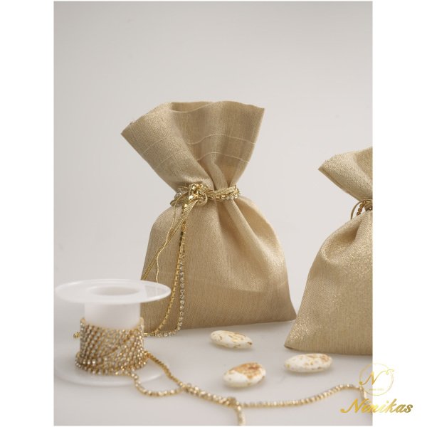 Gold Glitter Pouch Γάμος