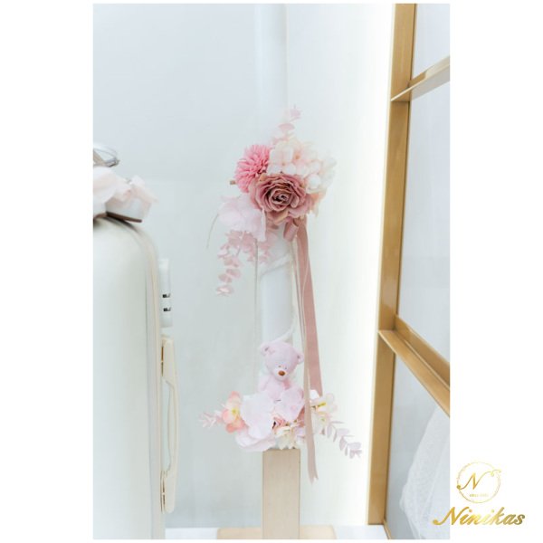Floral Teddy Bear Βάπτιση