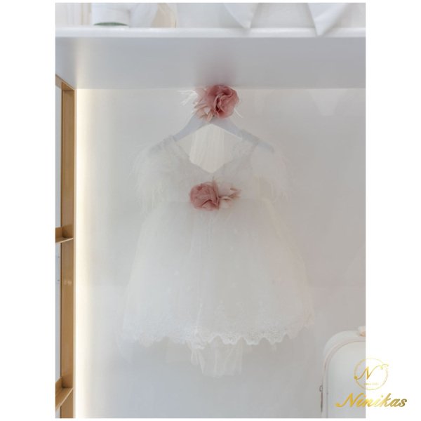 Floral Teddy Bear Βάπτιση